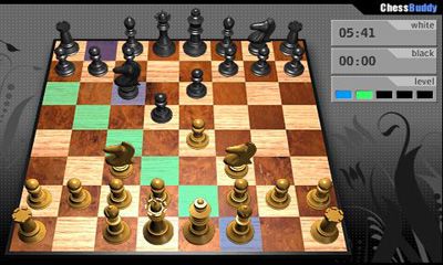 Gameplay of the ChessBuddy for Android phone or tablet.