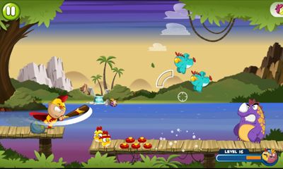 Gameplay of the Chicken boy for Android phone or tablet.