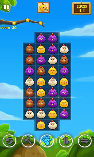 Chicken crush 3 - Android game screenshots.