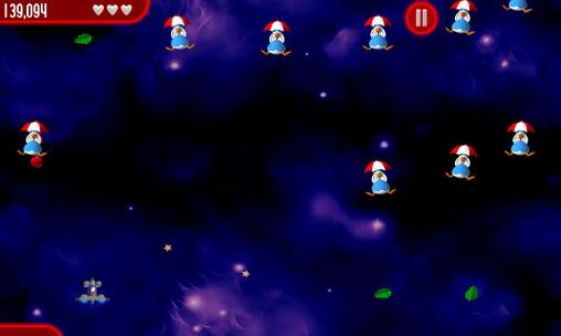 Chicken shoot: Xmas. Chicken invaders - Android game screenshots.