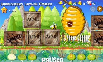 Gameplay of the Chickens Quest for Android phone or tablet.
