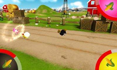 Gameplay of the Chick'n Speed for Android phone or tablet.