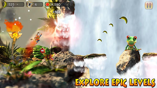 Chimpact run - Android game screenshots.