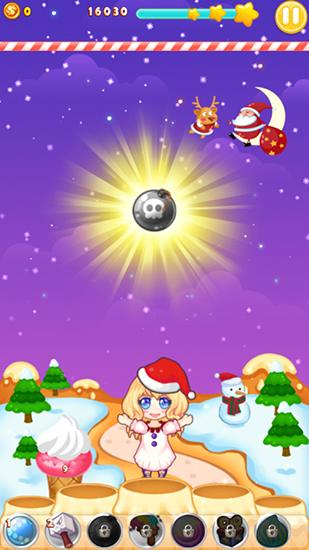 Christmas bubble - Android game screenshots.