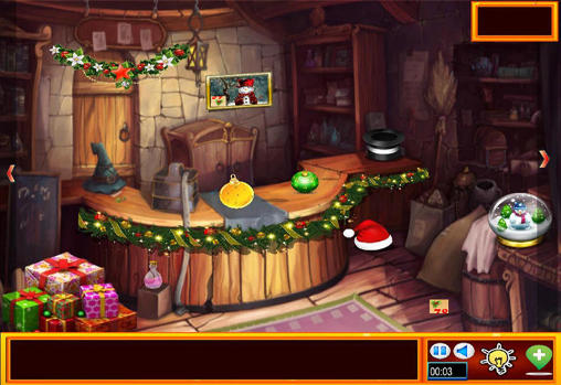 Christmas: Magic house escape - Android game screenshots.