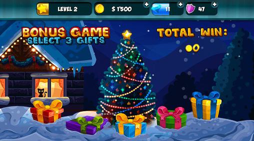 Christmas slots machines - Android game screenshots.