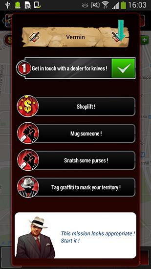 City domination: Mafia gangs - Android game screenshots.
