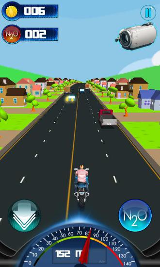 City moto traffic racer - Android game screenshots.
