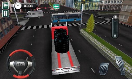 City transporter 3D: Truck sim - Android game screenshots.