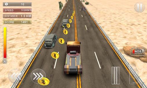 City truck racing 3D - Android game screenshots.