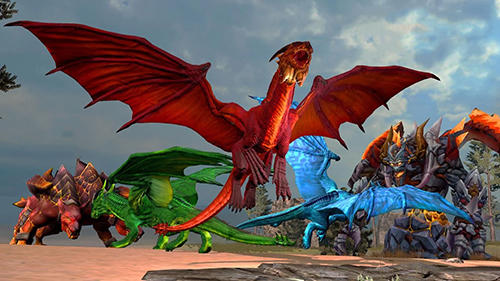 Clan of dragons: Simulator - Android game screenshots.