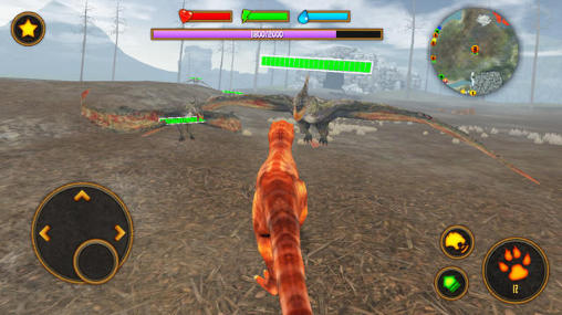 Clan of T-Rex - Android game screenshots.