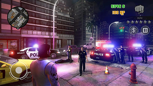 Clash of crime: Mad city war go - Android game screenshots.