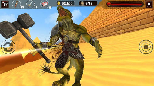 Clash of Egyptian archers - Android game screenshots.