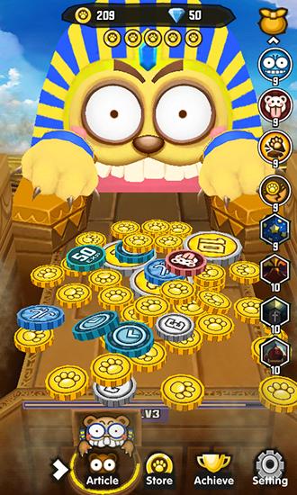 Coin push - Android game screenshots.