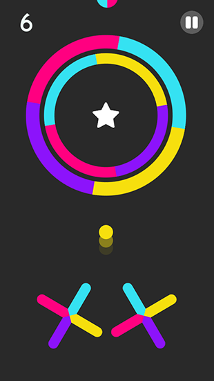 Color switch - Android game screenshots.