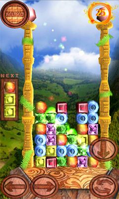Gameplay of the Columns master 3D for Android phone or tablet.