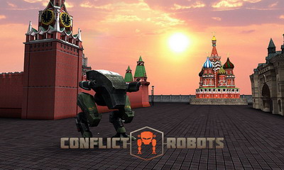 Full version of Android Online game apk Conflict Robots for tablet and phone.