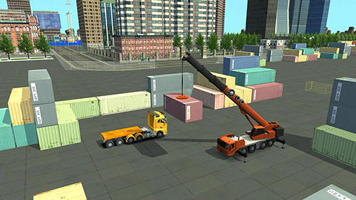 Construction and crane simulator 2017 - Android game screenshots.