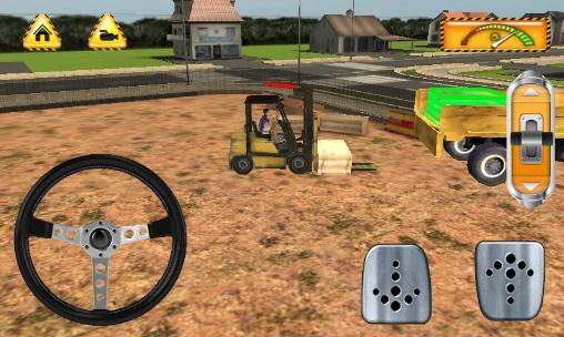 Construction: Trucker 3D sim - Android game screenshots.