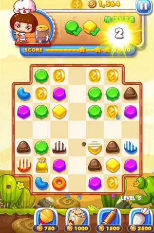 Cookie mania - Android game screenshots.