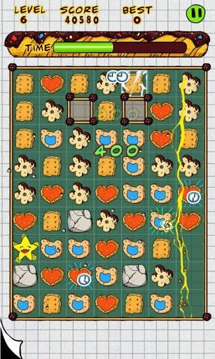 Cookie story - Android game screenshots.