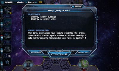 Gameplay of the Cosmo Battles for Android phone or tablet.