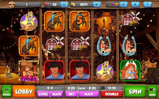 Cowgirl ranch slots - Android game screenshots.