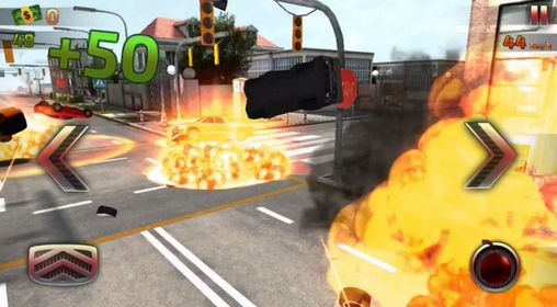 Crash and burn racing - Android game screenshots.