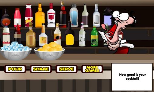 Crazy bartender - Android game screenshots.
