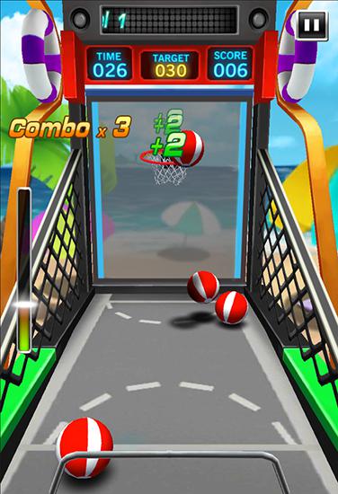 Crazy basketball - Android game screenshots.
