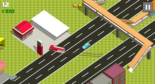 Crazy cars chase - Android game screenshots.