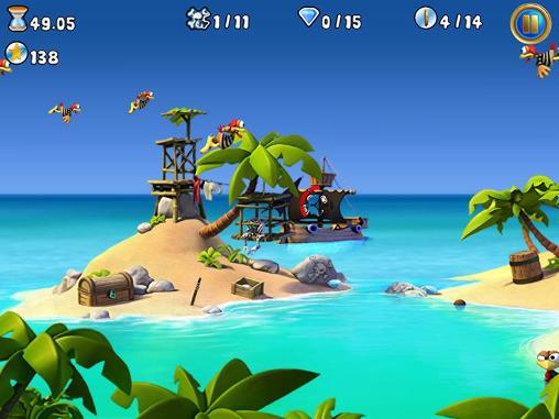 Crazy chicken pirates - Android game screenshots.
