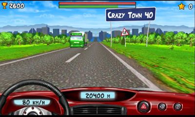 Gameplay of the Crazy Drive for Android phone or tablet.