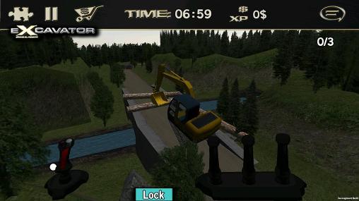 Crazy excavator simulator - Android game screenshots.