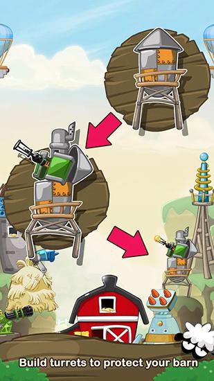 Crazy farm war - Android game screenshots.