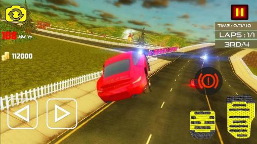 Crazy racing mania - Android game screenshots.