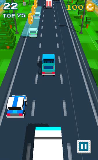 Crazy road - Android game screenshots.