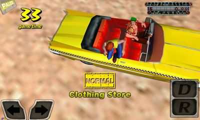 Gameplay of the Crazy Taxi for Android phone or tablet.