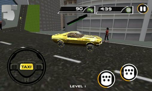 Crazy taxi driver: Rush cabbie - Android game screenshots.