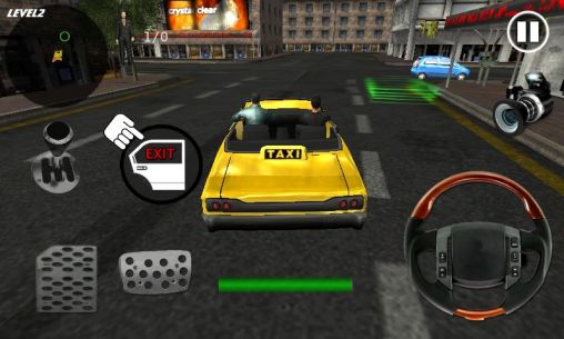 Crazy taxi simulator - Android game screenshots.