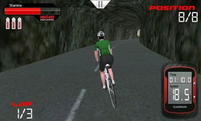CRC Pro-Cycling - Android game screenshots.