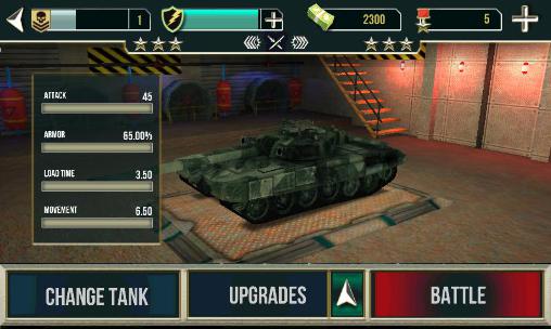 Crime city: Tank attack 3D - Android game screenshots.