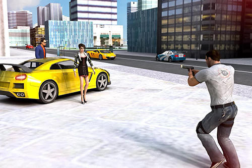 Gameplay of the Crime of clash gangsters 3D for Android phone or tablet.