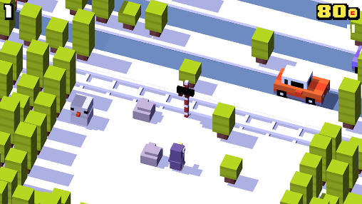 Crossy road - Android game screenshots.