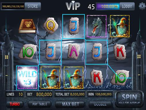 Crown slots - Android game screenshots.