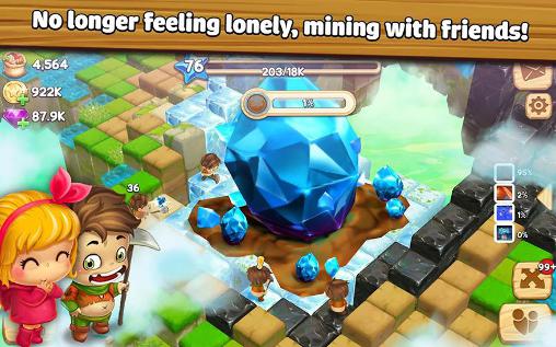 Cube skyland: Farm craft - Android game screenshots.