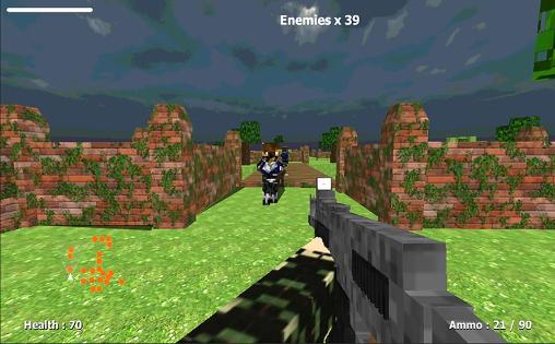 Cube soldiers: Crisis survival - Android game screenshots.