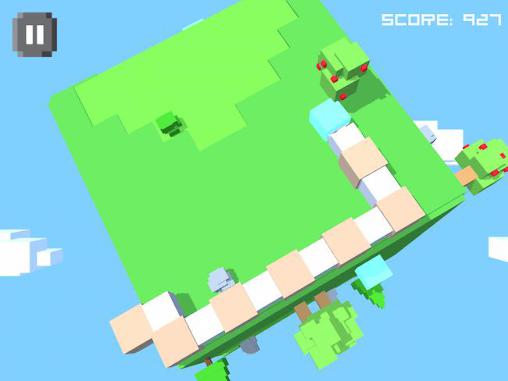 Cube worm - Android game screenshots.