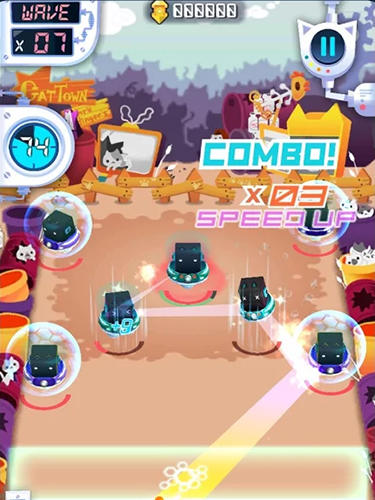 Gameplay of the Cubecat for Android phone or tablet.